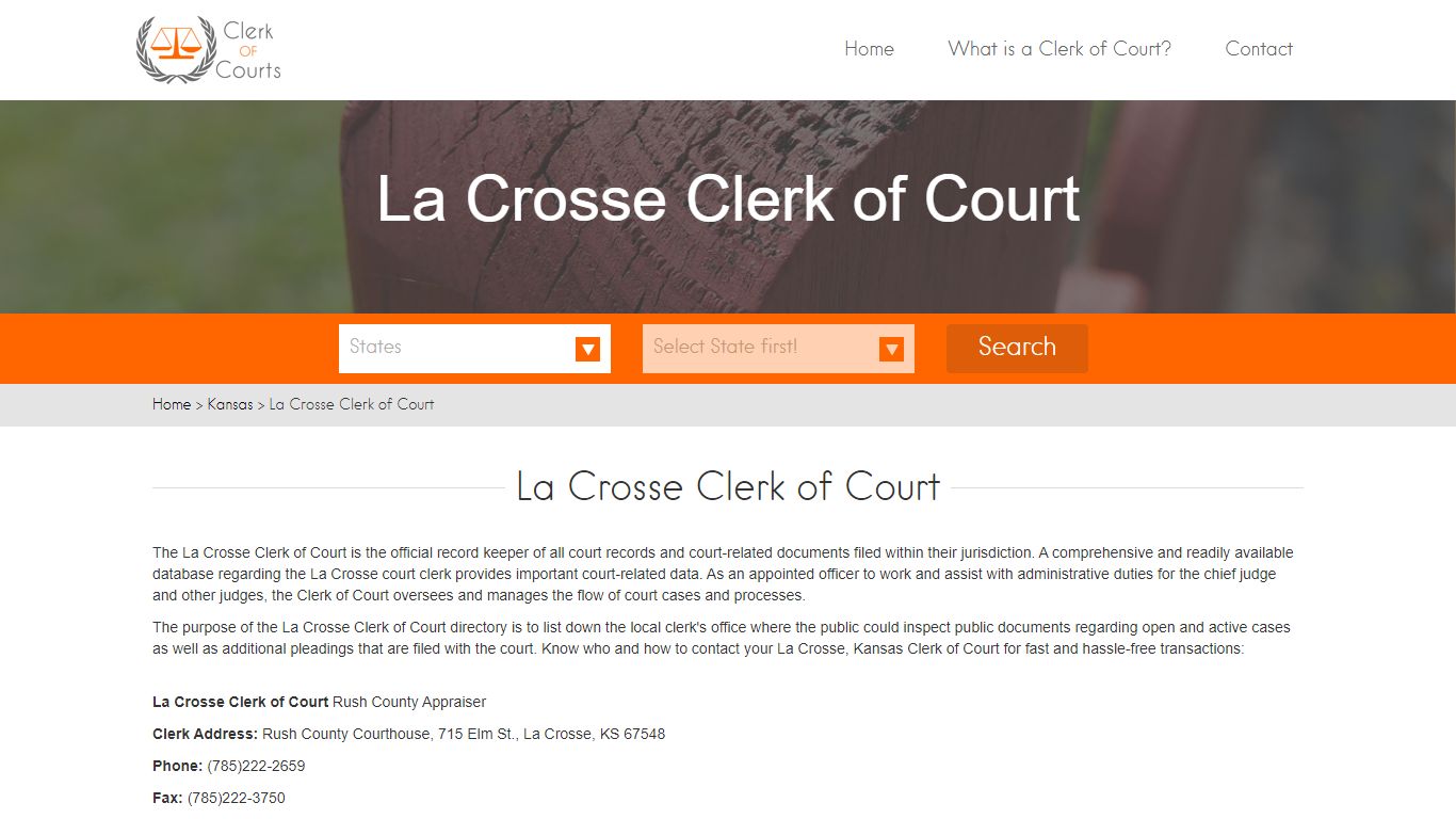 La Crosse Clerk of Court